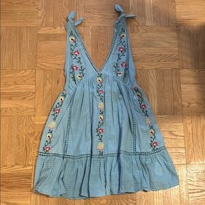 Urban Outfitters Light Blue Textured Top